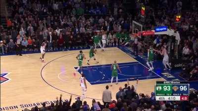 [Highlight] Knicks hit two 3s in under 24 seconds (with replay)