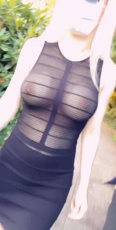 See-through in public