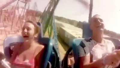 2 fallout of a rollercoaster and survive !