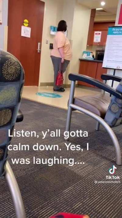 Woman at Urgent Care demands to be seen before everyone else