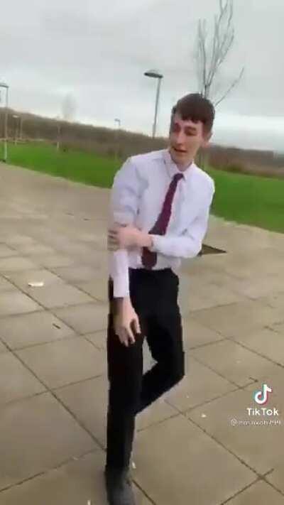 Private school fight.