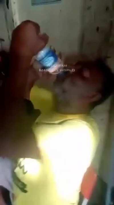Dude drinks a bottle of homemade alcohol and freaking dies
