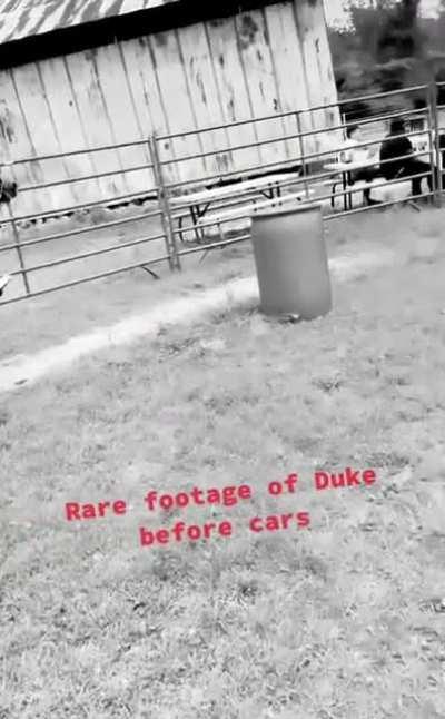 Rare footage of Duke Dennis before cars