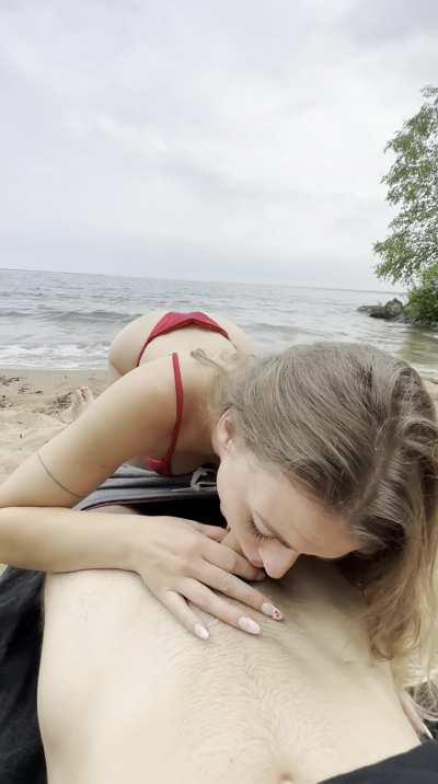 Being sneaky on the beach (;