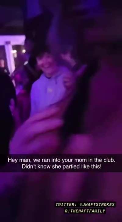 Bully bumped into my mom at the club