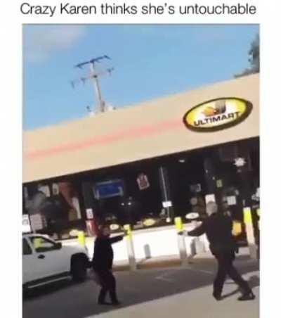 Let me just rush this police officer