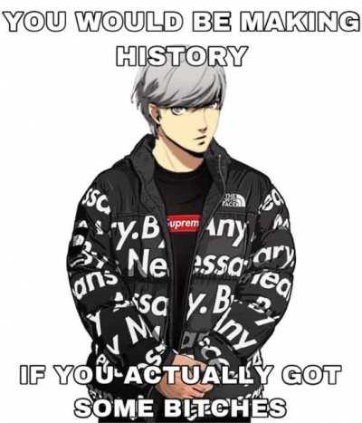 We dont make history 😎