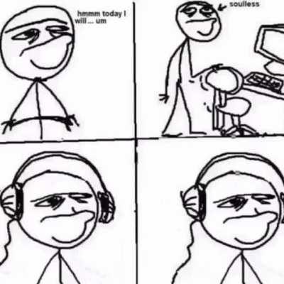hmm today I will contemplate my existence
