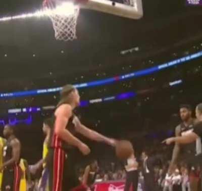 because there is no one who gives him five