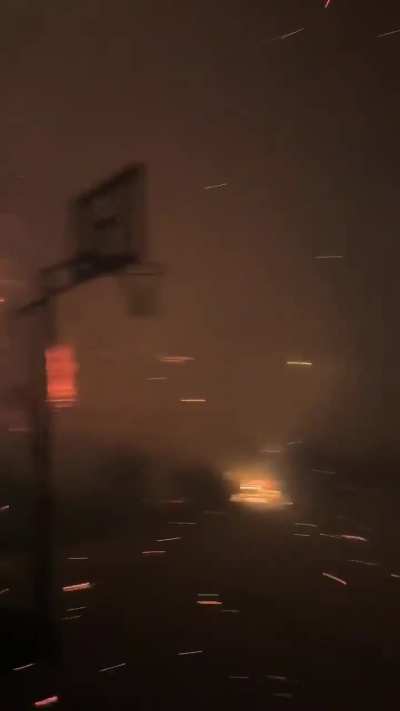 Video of the moment two guys abandoning their house after trying to save it from Palisades fire in Southern California