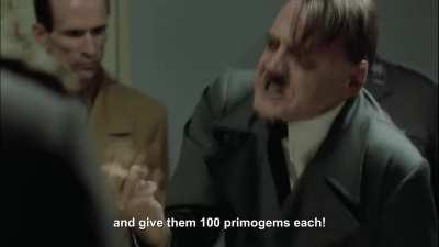 Genshin Anniversary but Hitler is Mihoyo's chairman