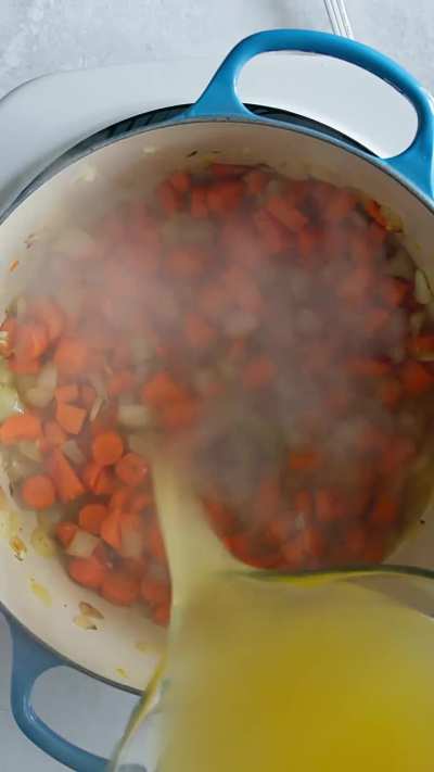 Easy Vegan Carrot and Red Lentil Soup Recipe