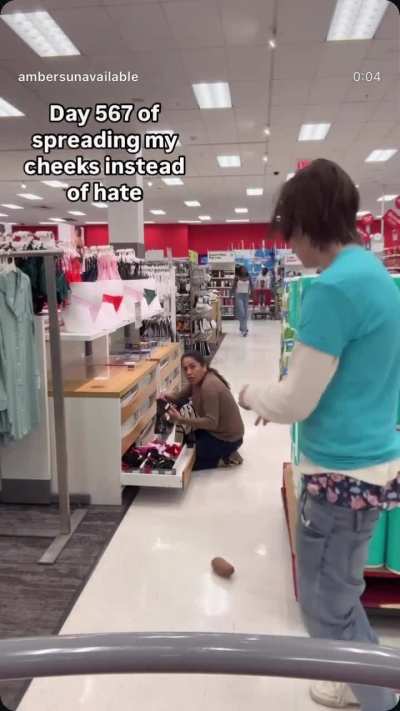 Spread cheeks not hate