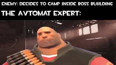 When the enemy decides to camp the boss building