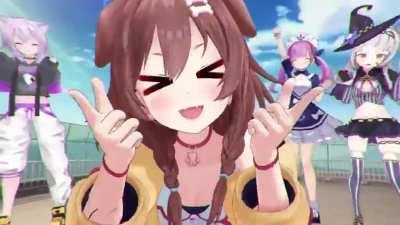 That one D4DJ meme but it's Hololive