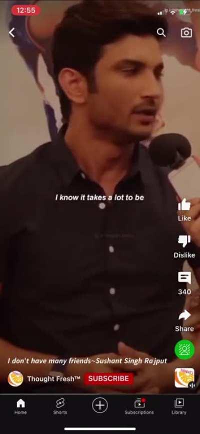 I can’t understand what to caption this but Sushant was one of the few people whose every interview seemed real & unfiltered🤍✨