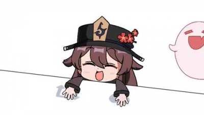 Hu Tao retweeting. (inanami27)