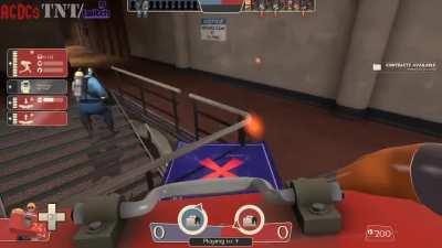 By the time he figured out what was going on, It was too late. (I'm honestly surprised this worked)