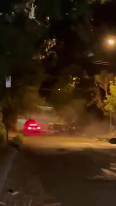 A tesla on Falcon 9 mode.