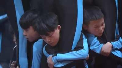 to be the last person on the pile