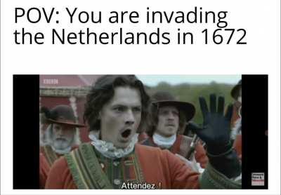 Een invasie die letterlijk in het water viel