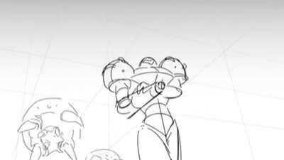 Metroid storyboard/animatic