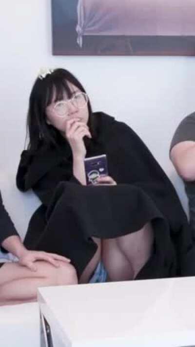 Lily panty slip clip from deleted vid pt 3