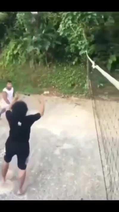 to hit the ball