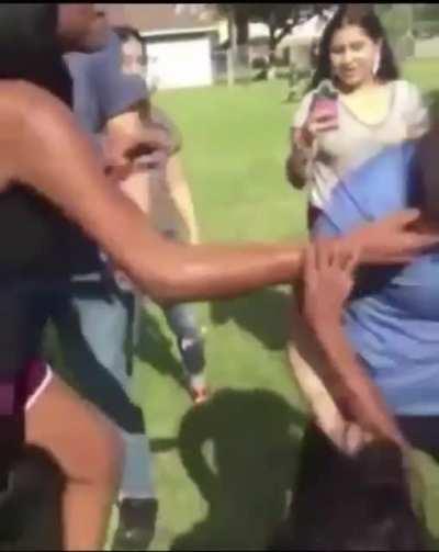 She messed with a wrong white girl and got beat up