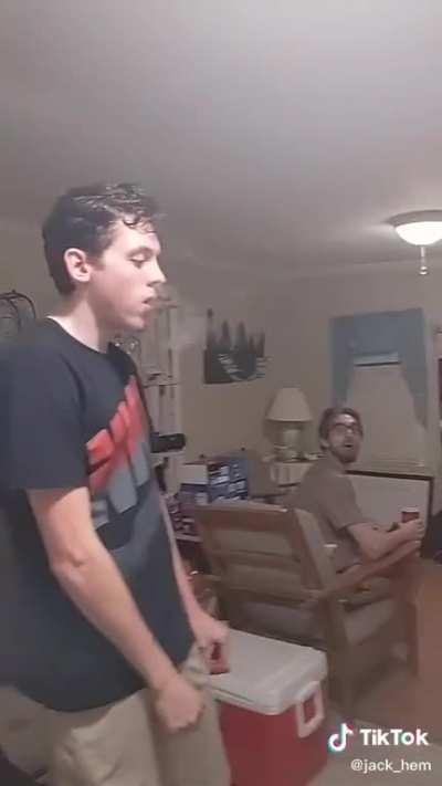 He smoking the glizzy