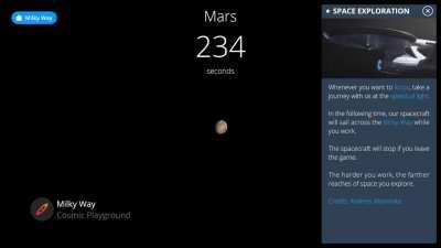I took inspiration from the popular 'Forest: Focus for Productivity' app, and introduce a space exploration twist to it. However, I feel something is missing. What do you think?