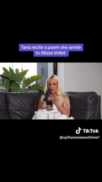 Tana’s response to Alissa 💀