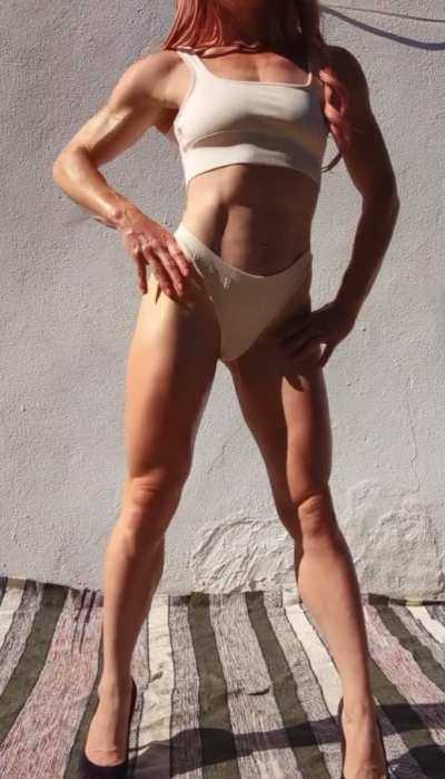 Powerful, perfectly sculpted, and undeniably feminine.
