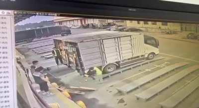 Two workers were squeezed to death because their co-workers forgot to read some manual