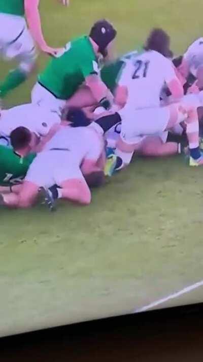 Unchecked by the referee