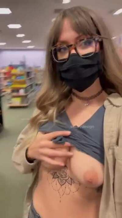 Oh no! There’s a slut in the board game aisle again 😏