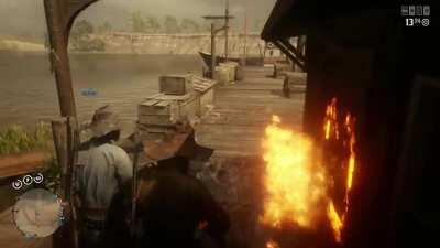 Fire bottle disappear