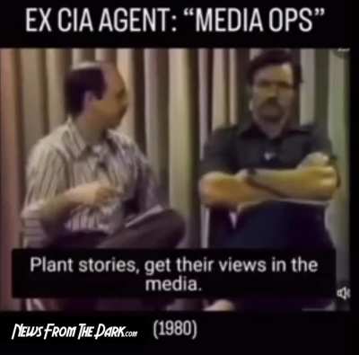 Ex-CIA Agents Talking About Media Manipulation Techniques in The 1980’s
