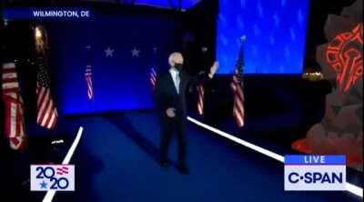 Biden made it to Zuk