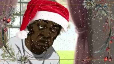 Jollyful man spreads joy