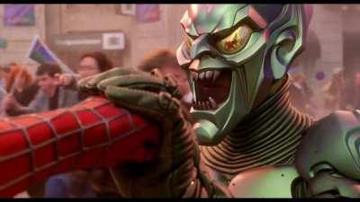 The Green Goblin is so powerful that he can speak without opening his mouth.