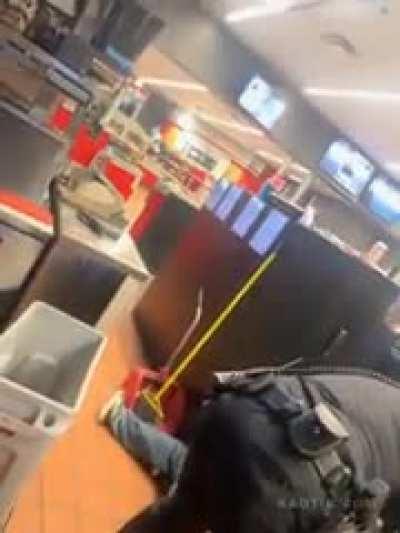 Police men head stomp and brutally beat a man even after having raised his hand and surrendered