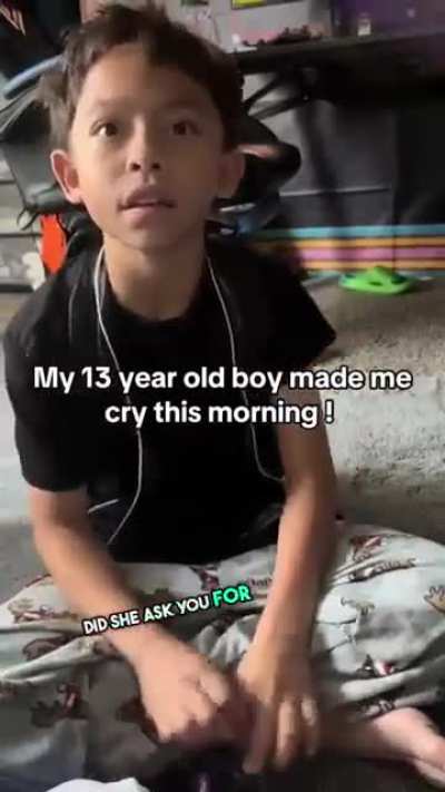 Young boy saves classmate from embarrassment