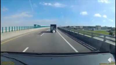 This is like a simulation of what could happen if you forget to latch the door.