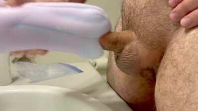 [SOUND UP] Getting rough with Janine's Muzzle. Just listen to her gag and slurp!