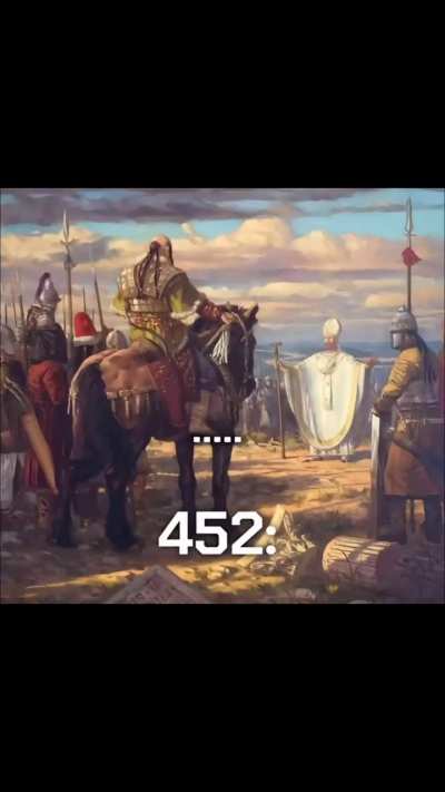 Attila the Hun and the Pope