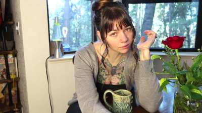 I'm showing off my handmade mug collection while talking dirty and farting. Do you keep on drinking tea or take me upstairs? [f] OC