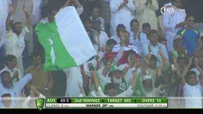 Clarke gets a good one in each innings of a test