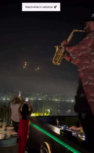 Iranian missiles passing above Lebanon