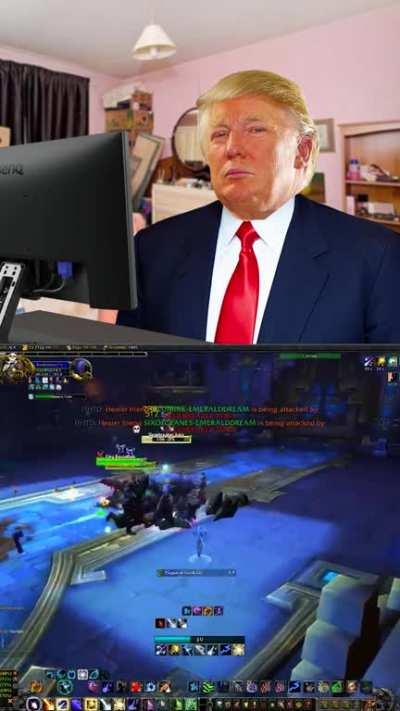 Trump and Friends try a Raid in World Of Warcraft